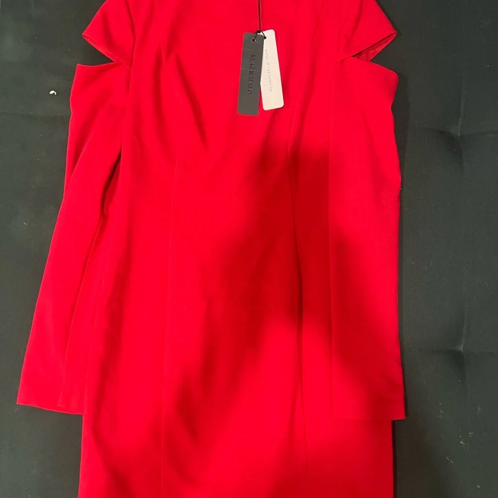Black Halo Red Mini Dress - Picture 6 of 7